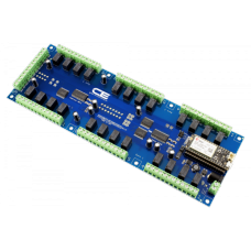 24-Channel 1-Amp SPDT Signal Relay Shield + 8 GPIO with IoT Interface